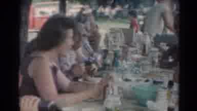 Elkhart Illinois USA (1964): Family Picnic Reunion At Local Park