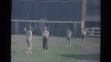 Elkhart Illinois USA (1964): Persons Are Doing In The Outside Of The House