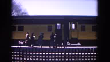 Evanston Illinois (1964): The People Was Pick The Train In The Railway Station