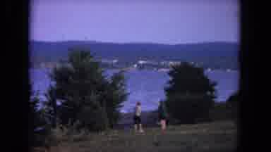 Evanston Illinois (1964): People Looking Over Lake