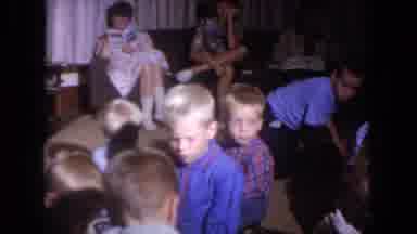 Evanston Illinois (1964): Child's Birthday Celebration While The Dog Has A Lot Of
