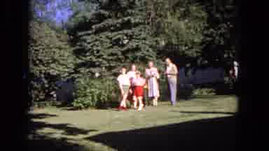 Evanston Illinois (1964): The Whole Family Was Playing On The Garden Near The