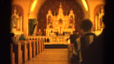 Harvard Illinois USA (1964): All People Pray Their God In Church