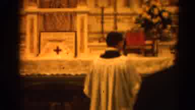 Harvard Illinois USA (1964): They Are Worshiping God In The Church With That