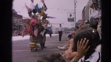 Harvard Illinois USA (1964): County Fair With Live Music And A Street Vendor