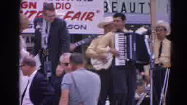 Harvard Illinois USA (1964): A Group Of Peoples Were Playing Musical Instrument In