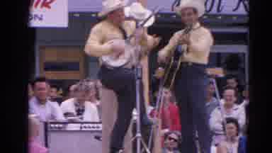 Harvard Illinois USA (1964): High Speed Footage In Reverse Of Three Men Playing