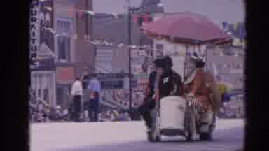 Harvard Illinois USA (1964): People Are Doing Talking In The Roadside
