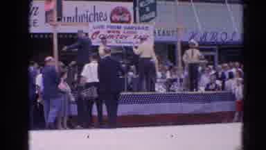 Harvard Illinois USA (1964): People Are Gathered For Some Type Of Car Race