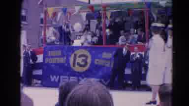 Harvard Illinois USA (1964): Old Video Of People Walking In A Street Festival In
