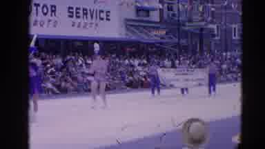 Harvard Illinois USA (1964): Old Video Of People Walking In A Street Festival