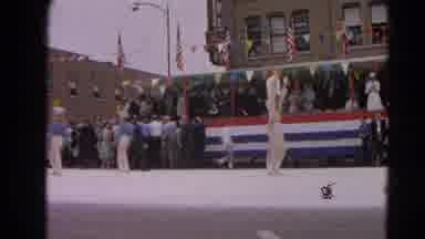 Harvard Illinois USA (1964): People Dancing And Celebrating Also A March Band With