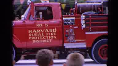 Harvard Illinois USA (1964): Harvard Rural Fire Protection District Truck In