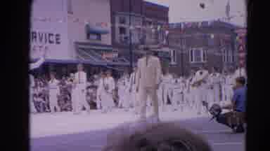 Harvard Illinois USA (1964): Many People Watching A Parade