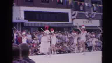 Harvard Illinois USA (1964): People Dancing And Marching In Parades Wearing White