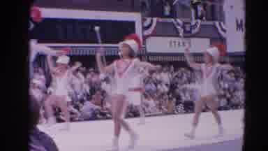 Harvard Illinois USA (1964): Military Parade With Large Crowd As Performers And