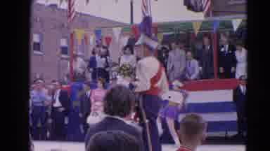 Harvard Illinois USA (1964): Band Playing At A Public Festival Attended By