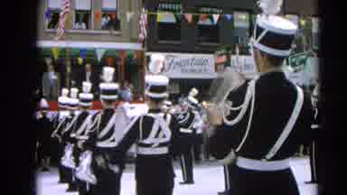 Harvard Illinois USA (1964): People Are Doing And Walking In The Scout