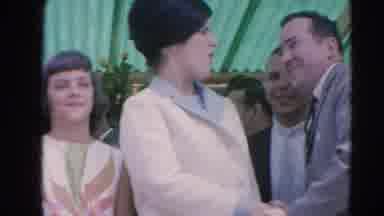 Harvard Illinois USA (1964): American Girl Greets The Crowd With Her Daughter And