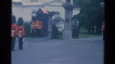 London England-1964: Buckingham Palace Entrance
