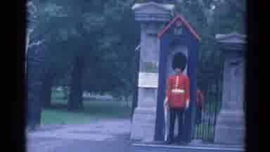 London England (1964): English Guards And Later In The Video A Family Dining