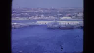 Nassau Bahamas (1964): Panoramic View Of Many Boats Docked In Large Harbor In Bay
