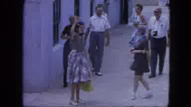 Nassau Bahamas (1964): People Say Hi To Camera While Shopping