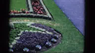 Niagra Falls Canada (1964): Fancy Carved Gardens Line The Entrance