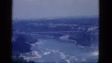 Niagra Falls Canada (1964): High On The Hillside Looking Down At The Falls