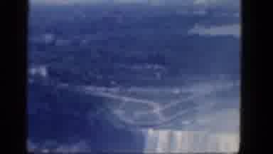 Niagra Falls Canada (1964): Camera Pans From Left To Right Across Brink Of