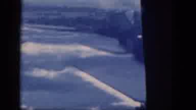 Niagra Falls Canada (1964): View Of Blue Sea Surf And Tiny Islands On A Sunny Day