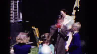 Niagra Falls New York-1964: Party Going In Backyard With Kids And Adults On A Sunny Day