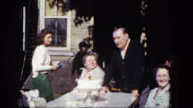 Niagra Falls New York (1964): People Is Having Fun On A Terrace While Taking Some