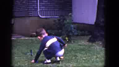 Niagra Falls New York (1964): The Little Kid Is Playing In The Ground Very Happily