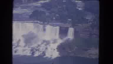 Niagra Falls New York (1964): The Waterfall Looks Like A Smoke Zone From Above