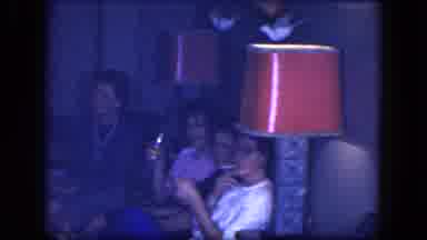 Niagra Falls New York USA (1964): People At A House Party Talking And Laughing And
