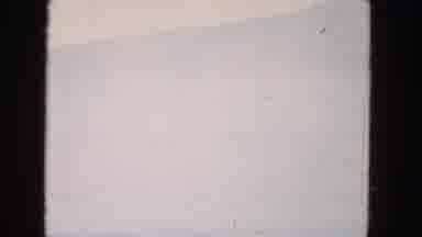 Niagra Falls US (1964): Violent Blue Rushing River Next To An Extremely Foggy