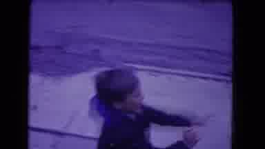 Niagra Falls USA (1964): One Boy Run Up The Other And The Play Wrestle Each Other