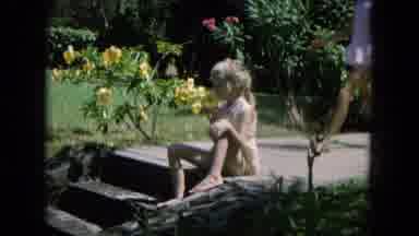 Oahi Hawaii (1964): Two Little Girls Play Outside Together On The Lovely Summer
