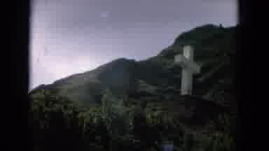 Oahi Hawaii (1964): The Symbol Of Jesus Are There In The Mountain