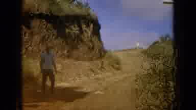 Oahi Hawaii (1964): Retro Video Footage Of Scenery Then A City Then A Cross And A