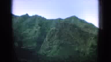 Oahi Hawaii (1964): Mountains Coming In And Out Of View