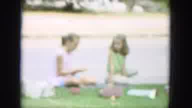 Oahi Hawaii (1964): Man Smiling And Children Playing In Front Yard Very Close To