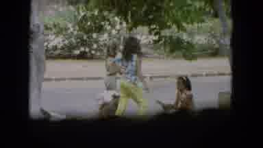Oahi Hawaii (1964): Girls Playing In The Front Yard As Car Drives By