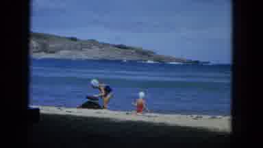 Oahi Hawaii (1964): The Person Are Playing In The Beech Very Happy