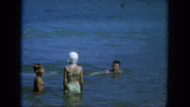 Oahi Hawaii (1964): The Family Was Swimming In The Water