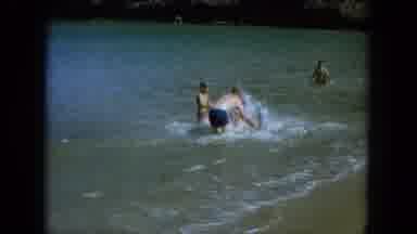 Oahi Hawaii (1964): People Are Playing In The Swimming Pool And They Enjoyed