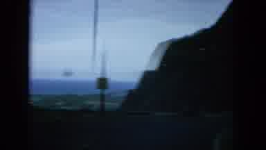 Oahi Hawaii (1964): Driving Into Town From The Mountain Pass