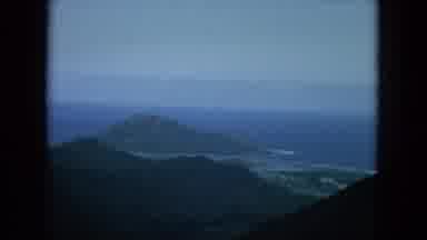 Oahi Hawaii (1964): A Beautiful Mountain View That Over Looks A Body Of Water