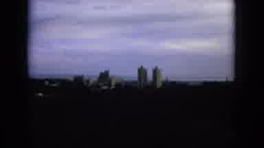 Oahi Hawaii (1964): Skyline On A Cloudy Day